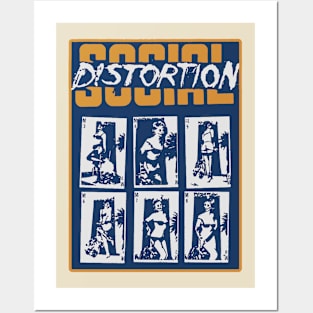 The woman social distortion Posters and Art